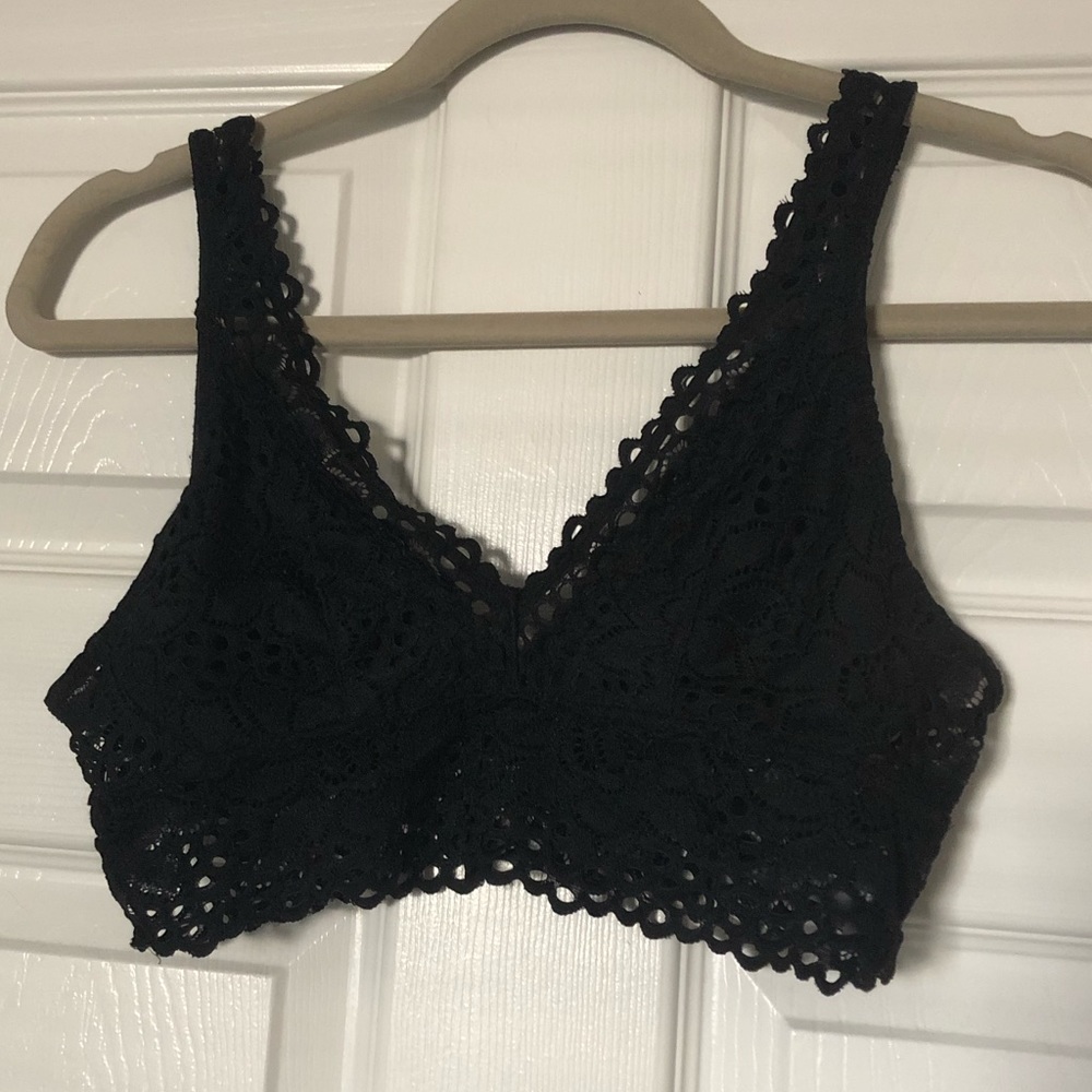 Aerie Black Lace Bralette